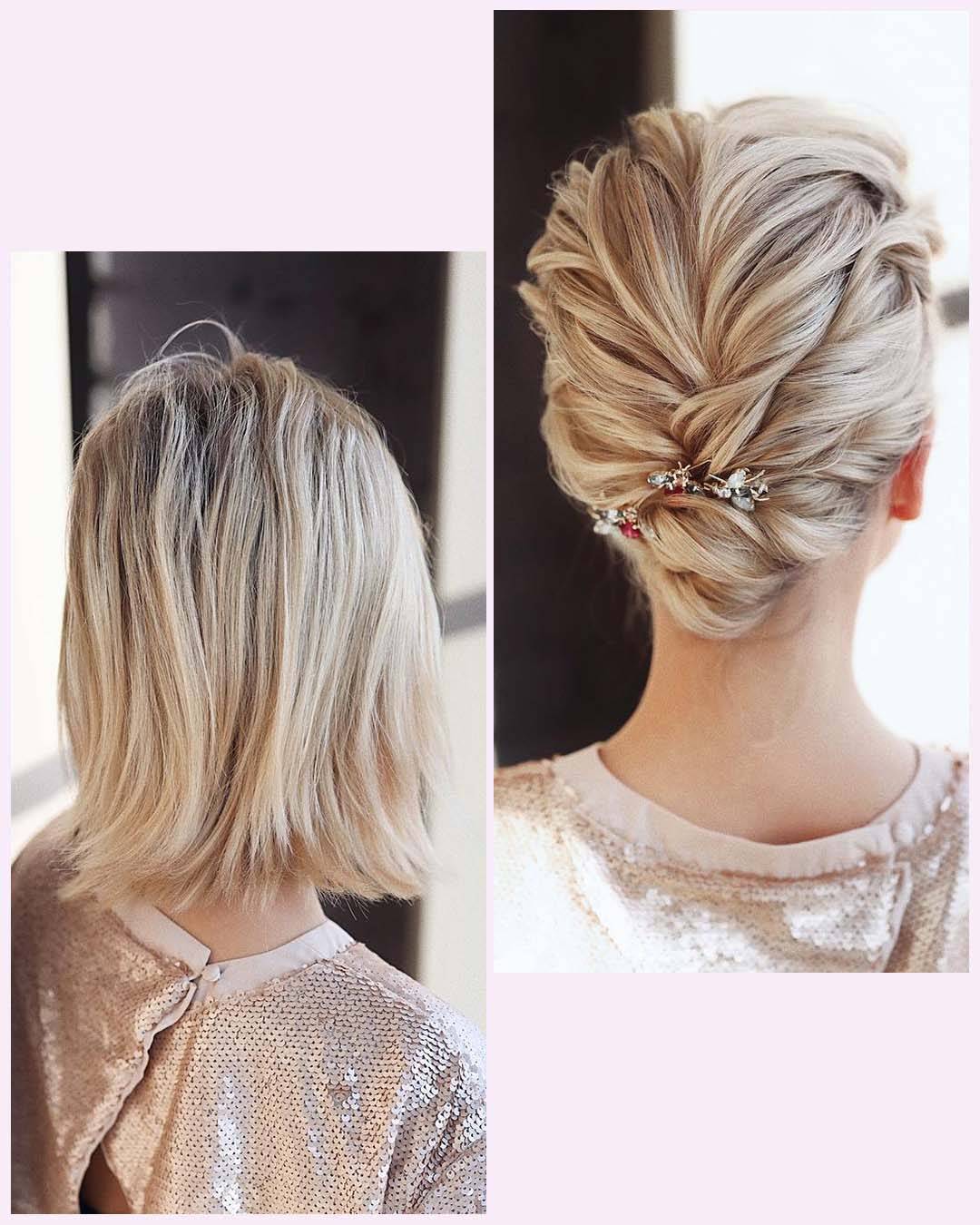 Chic Wedding Ideas for Bob Haircut