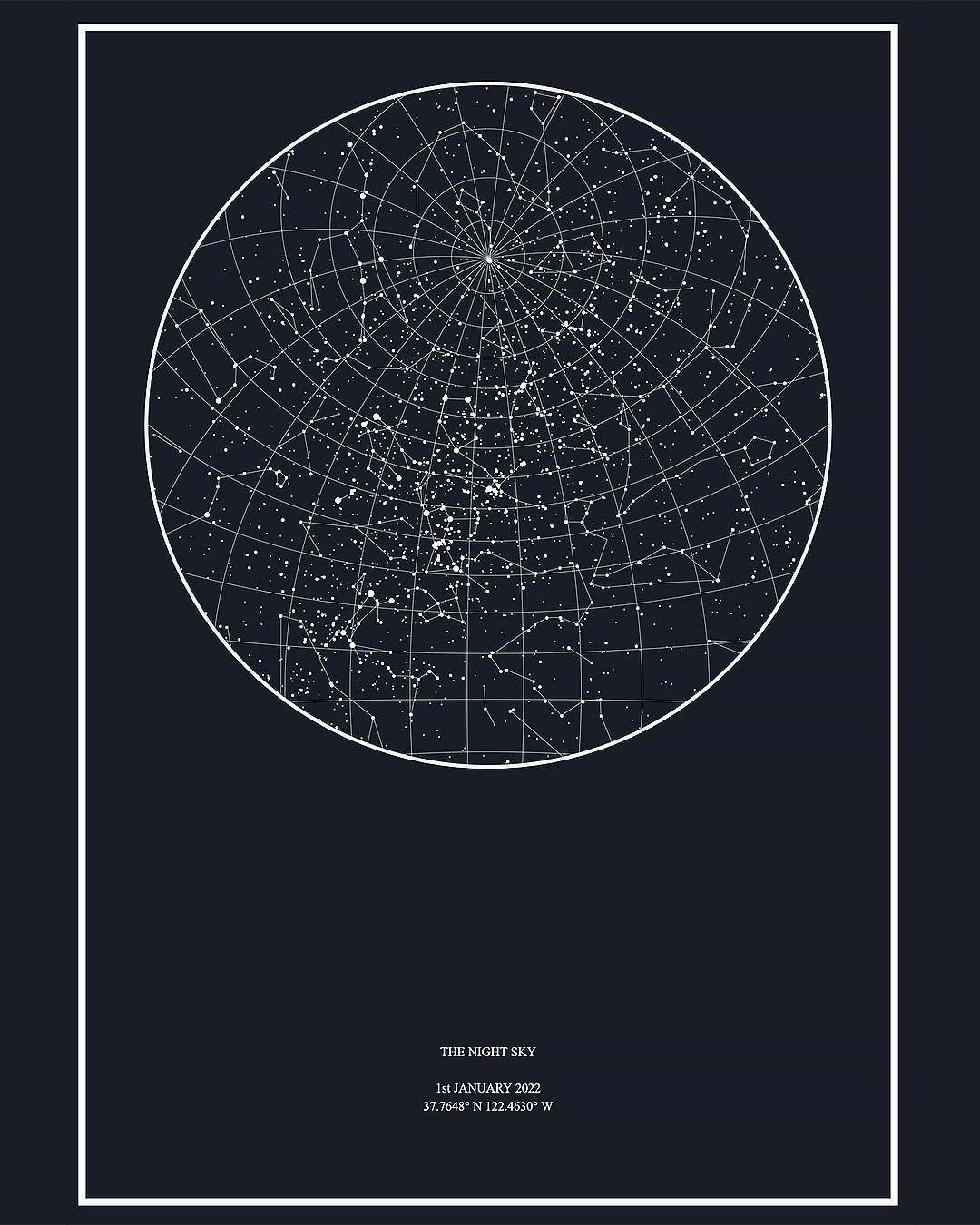 Night Sky Map