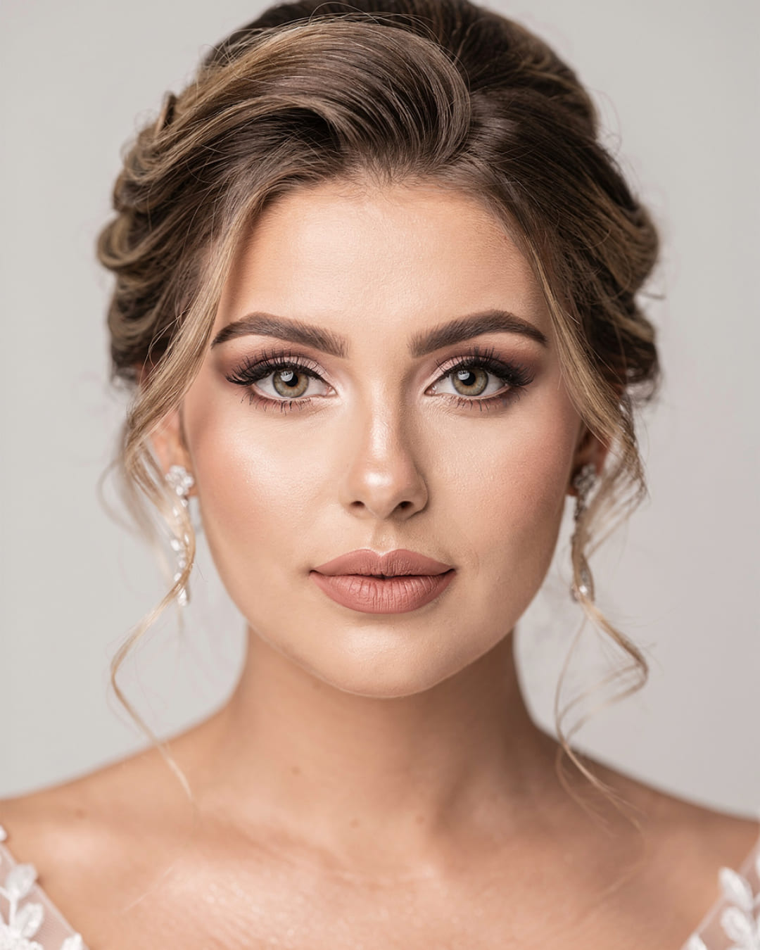 Medium Length Wedding Updos By Face Shape