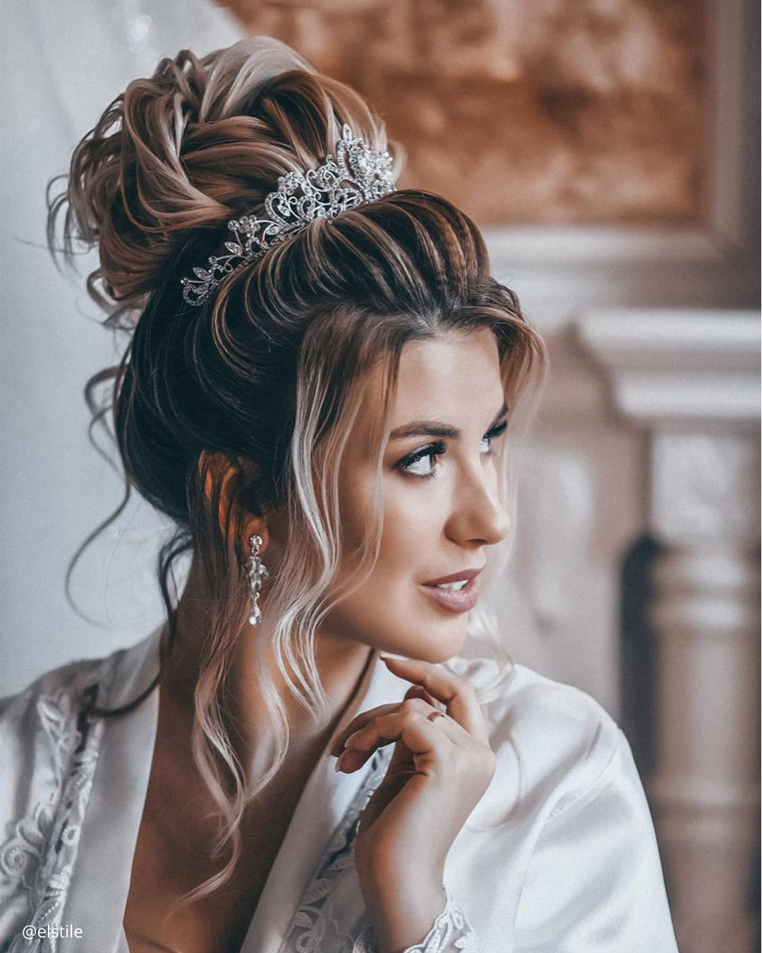 Elegant Updos Front And Back View