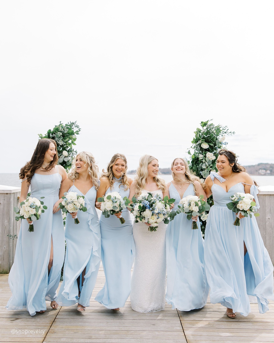Blue Bridesmaid Dresses