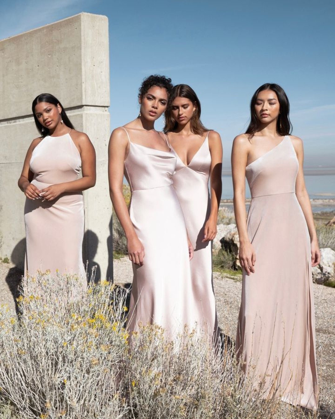 Purple Bridesmaid Dresses