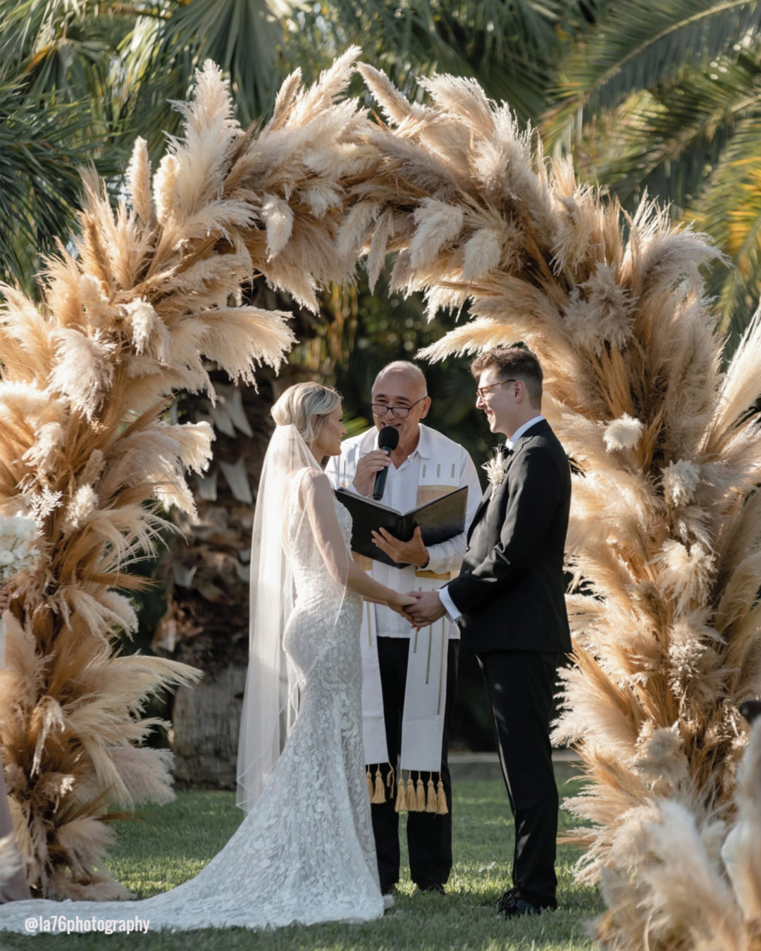 Cheap Boho Wedding Decor Ideas With Pampas Grass
