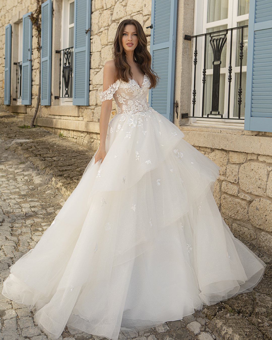 Fashion Wedding Dresses With Puff Sleeves