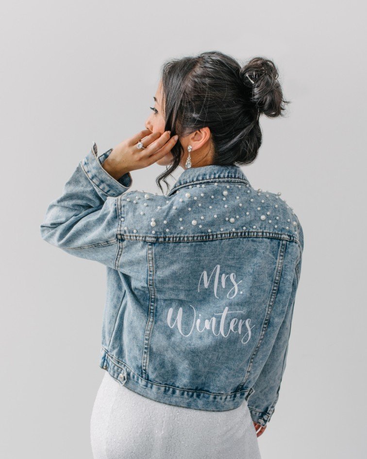Denim Wedding Jackets For Bridal Style