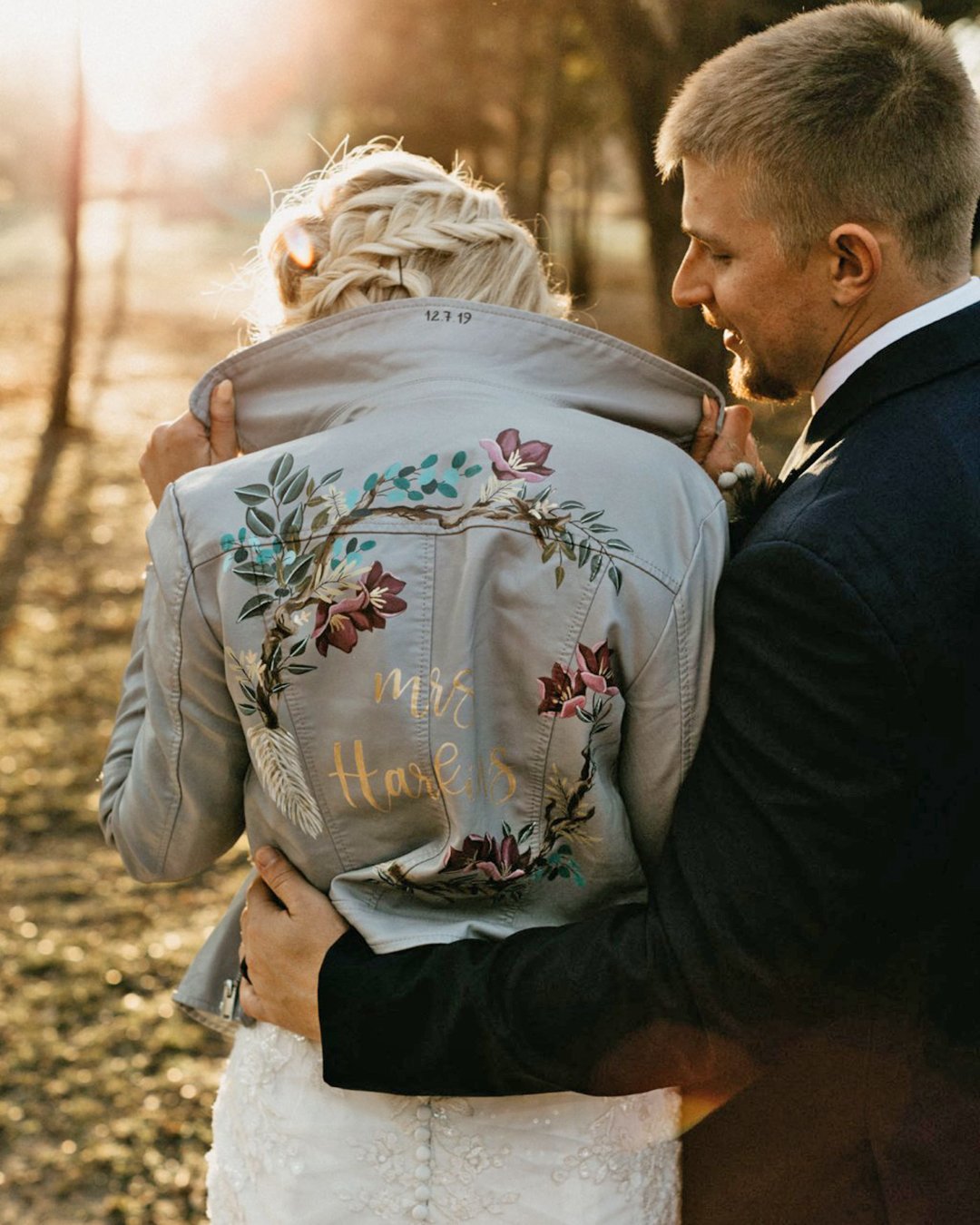 Light Color Bridal Cover Up Jacket