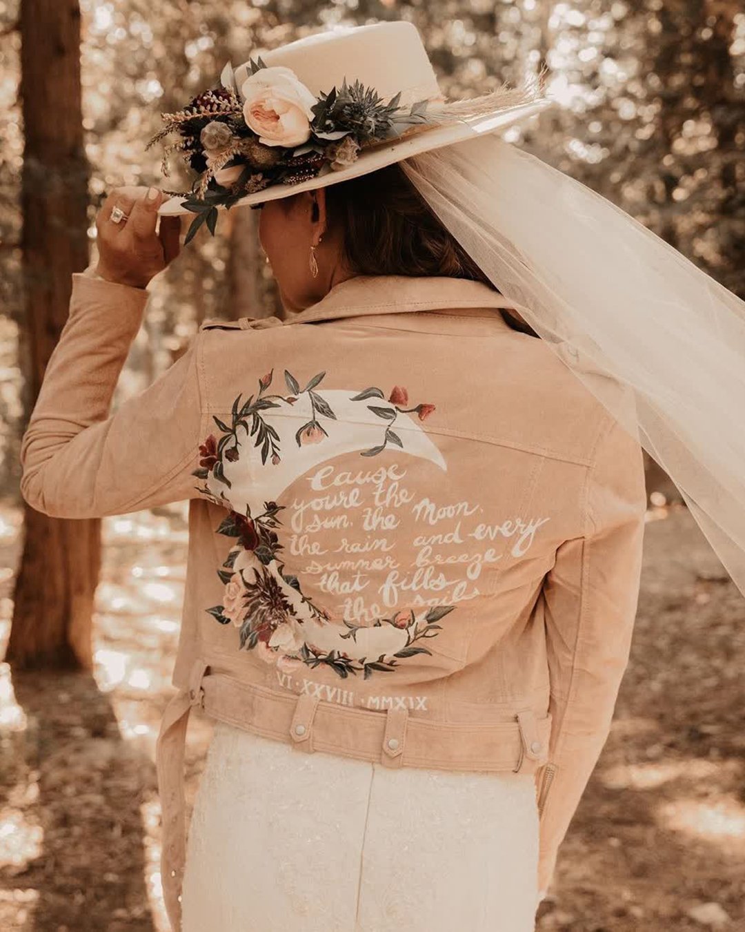 Bridal Capelet For Bohemian Party