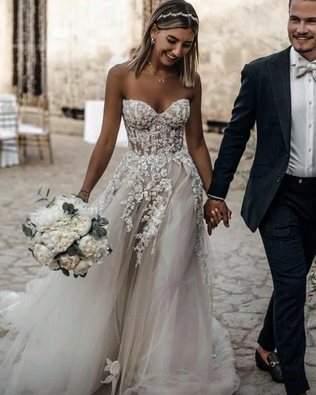 Lace Boho Wedding Dresses