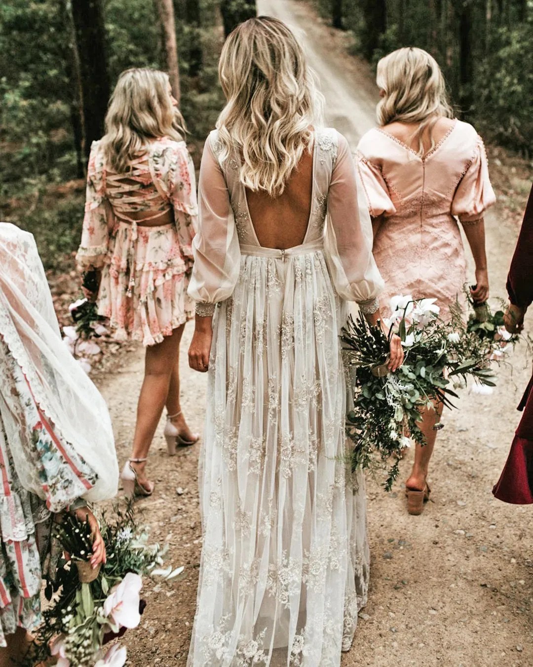 Boho Wedding Dresses With Sleeves