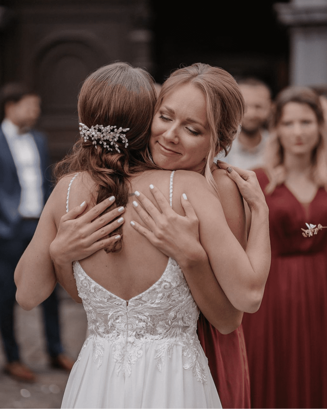 No Bridal Party Wedding Pictures