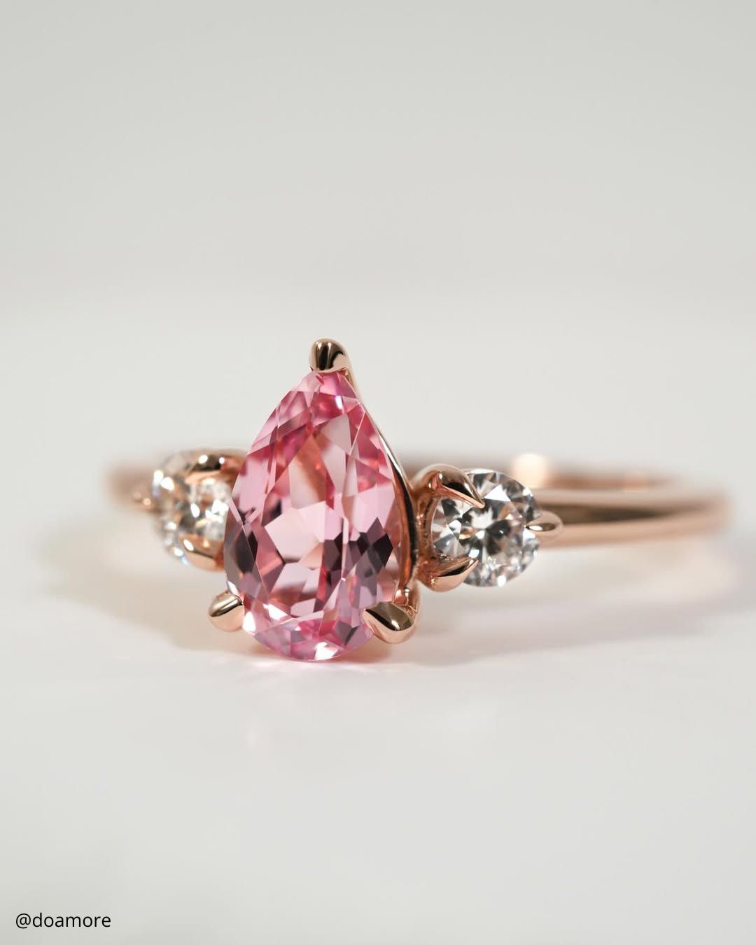 Aquamarine And Tourmaline Engagement Rings