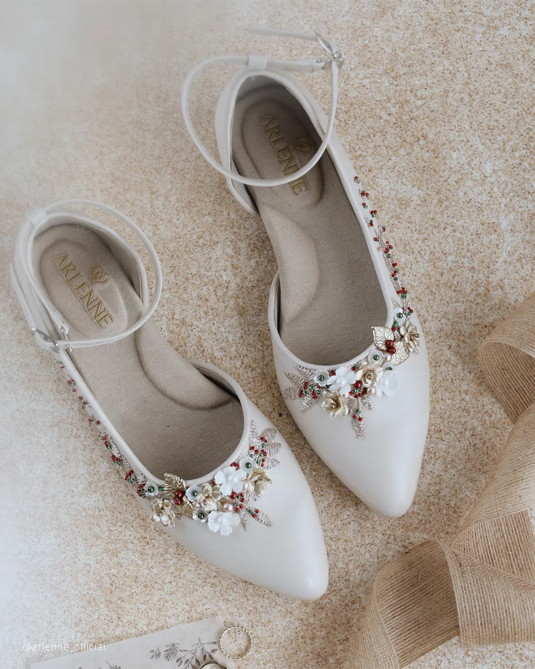 Flats Wedding Shoes For Bride