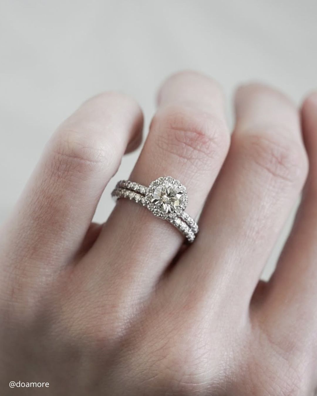 Engagement Rings With Pave Band