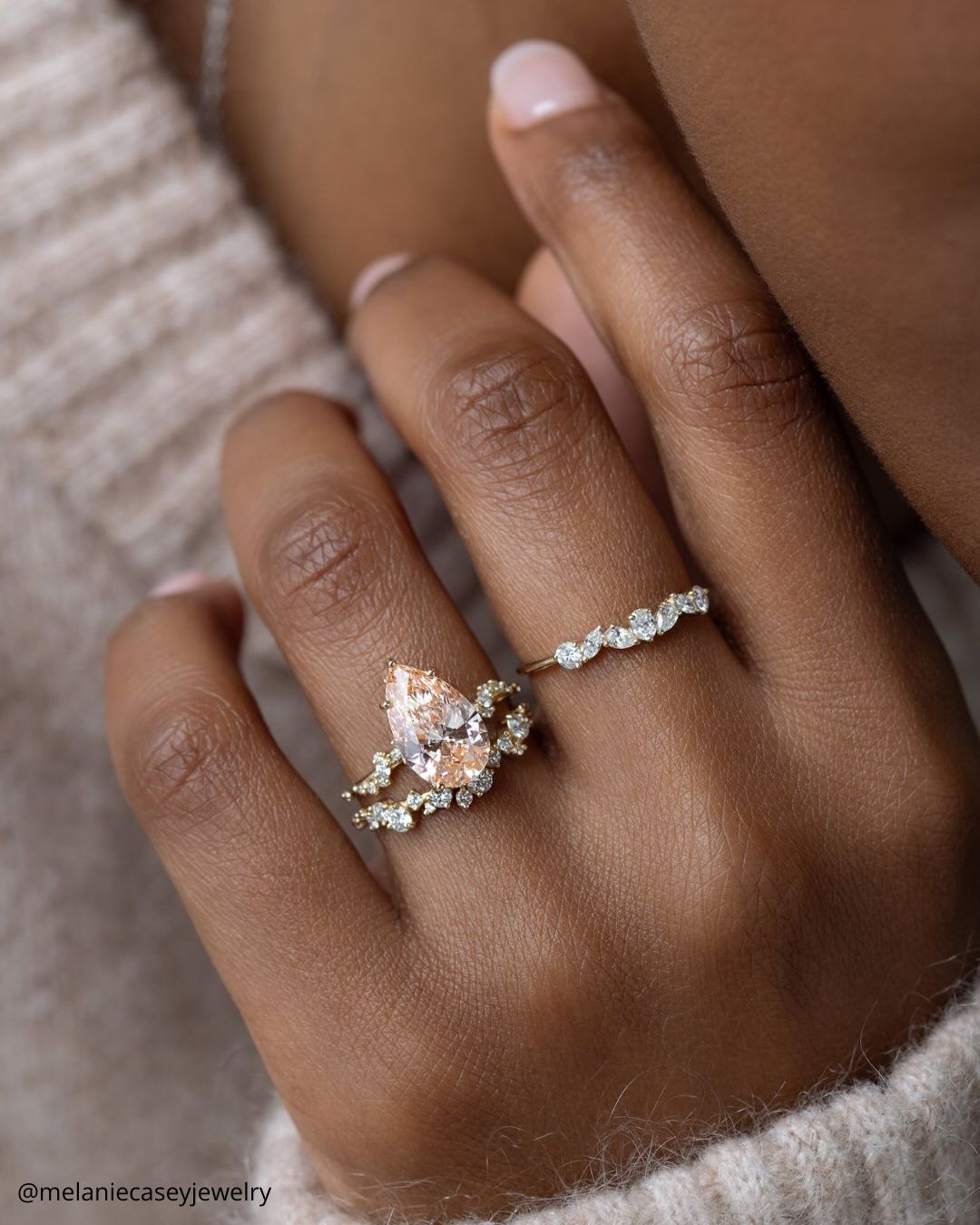 Marquise & Pear Cut Engagement Rings