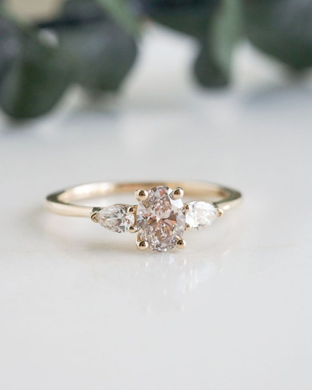 Inexpensive Morganite Engagement Rings