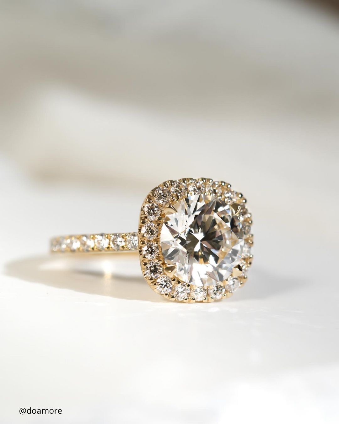 Cushion Engagement Rings