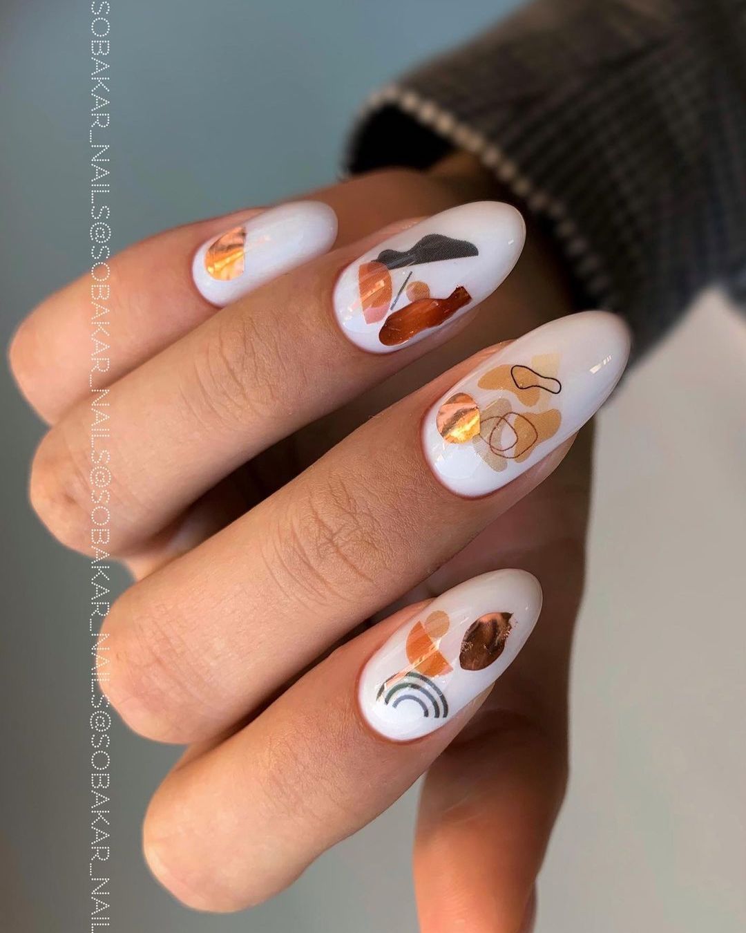 Leaf Nail Design