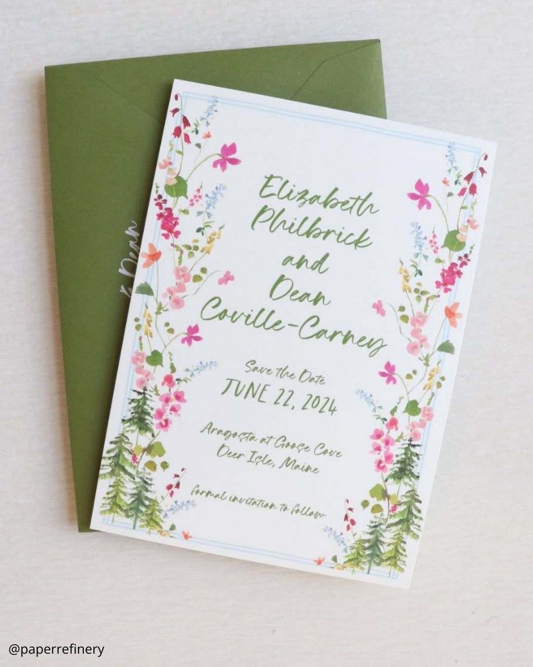 Seasonal Save The Date Photos