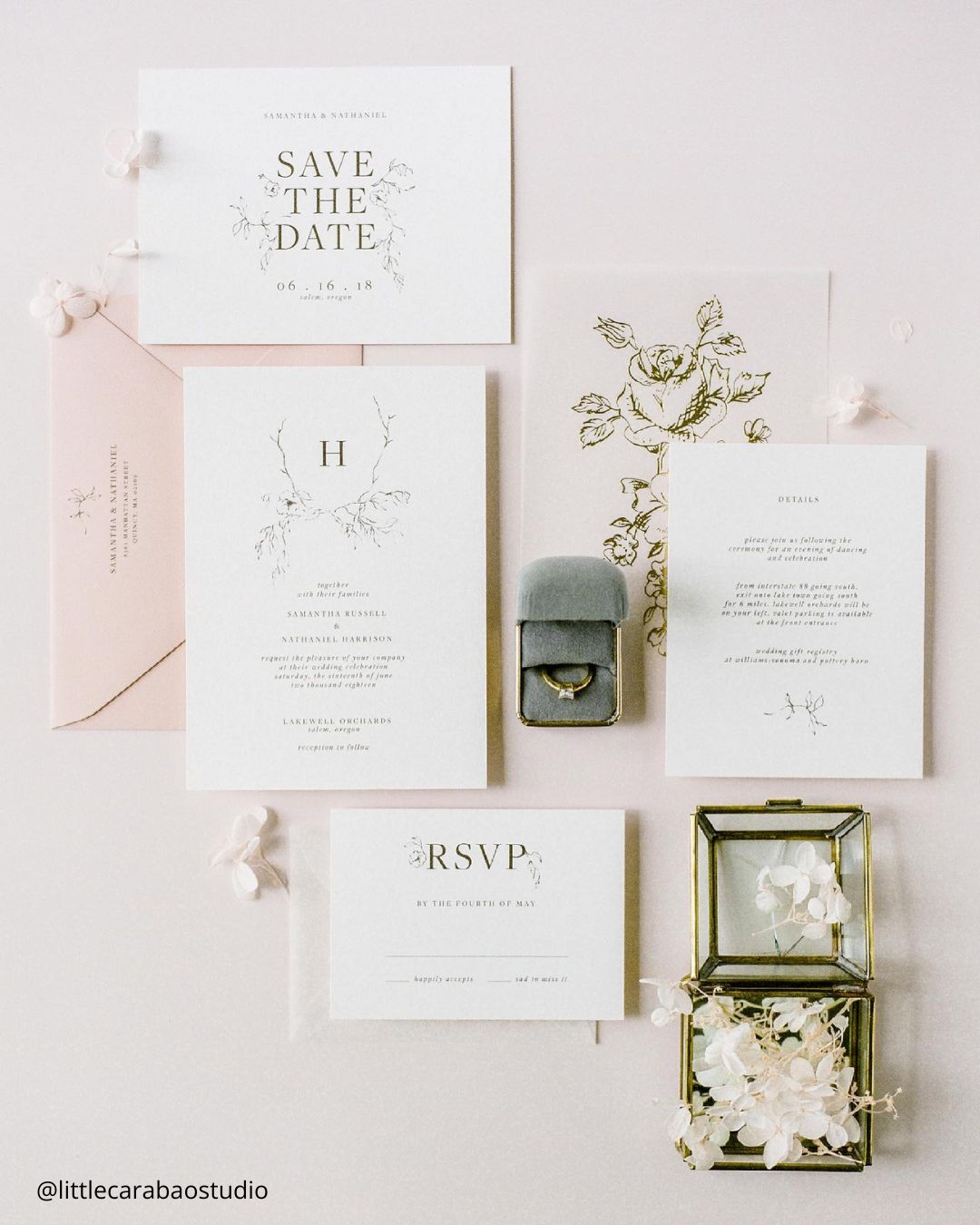 Classic Save The Date Photos