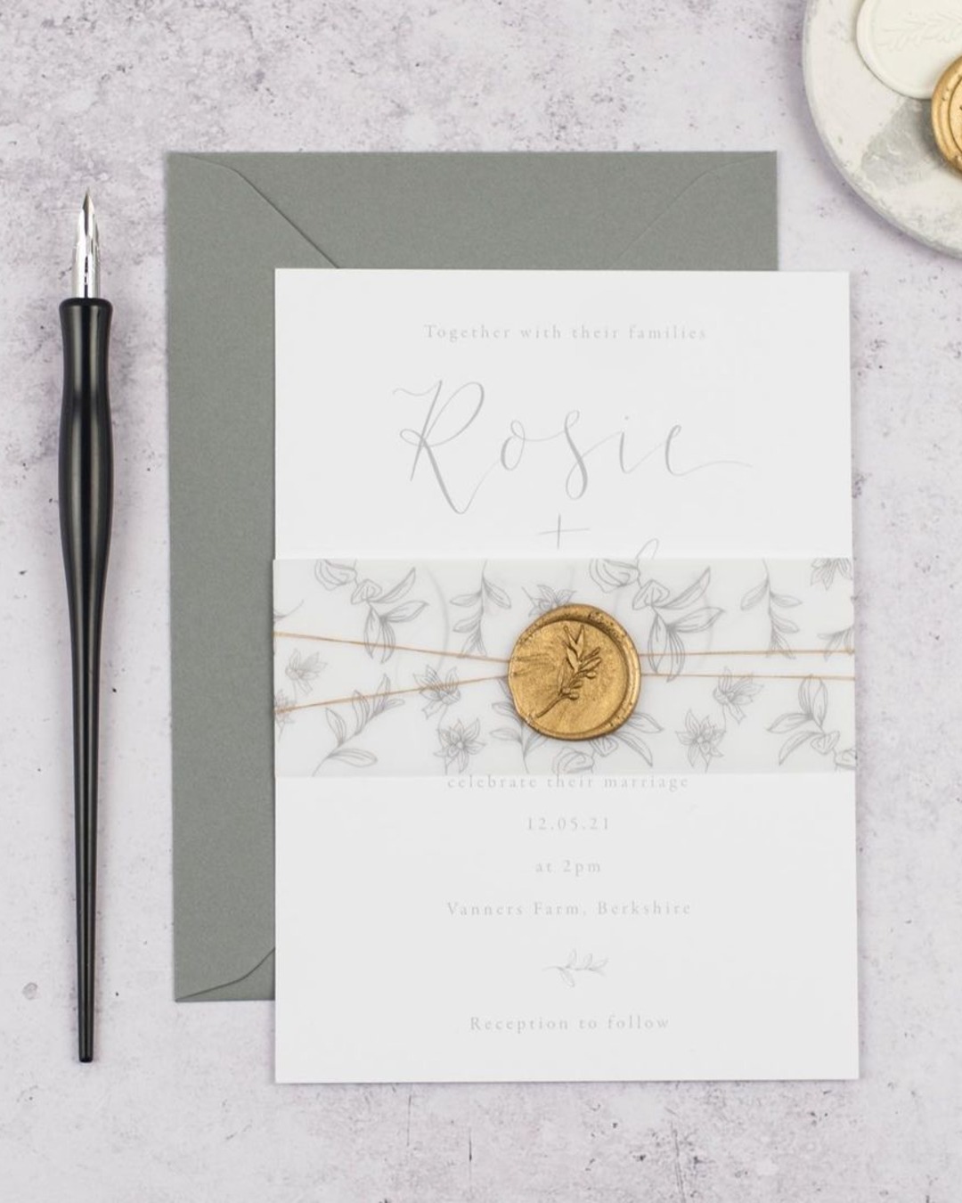 Wedding Decor in Silver Sage