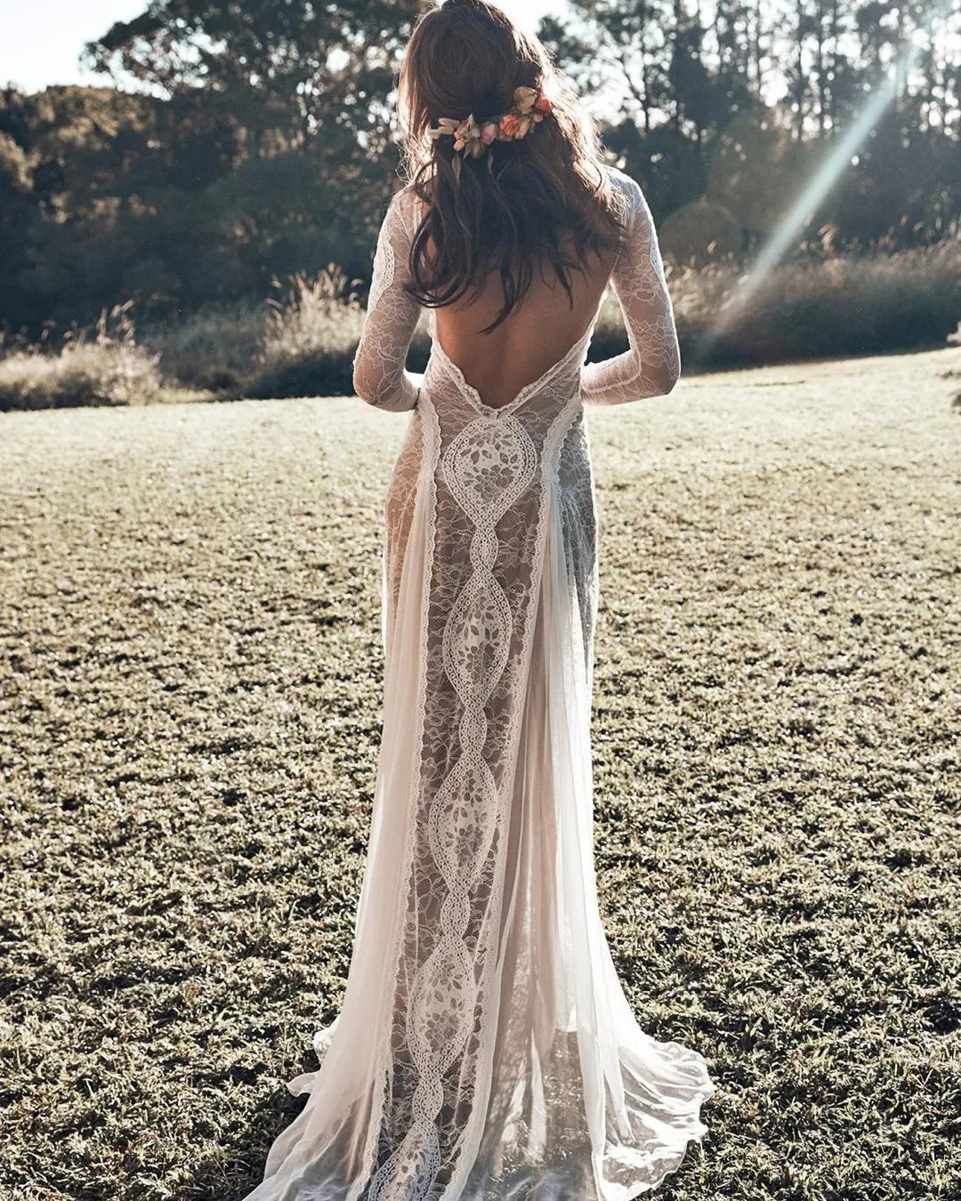 Boho Beach Wedding Dresses