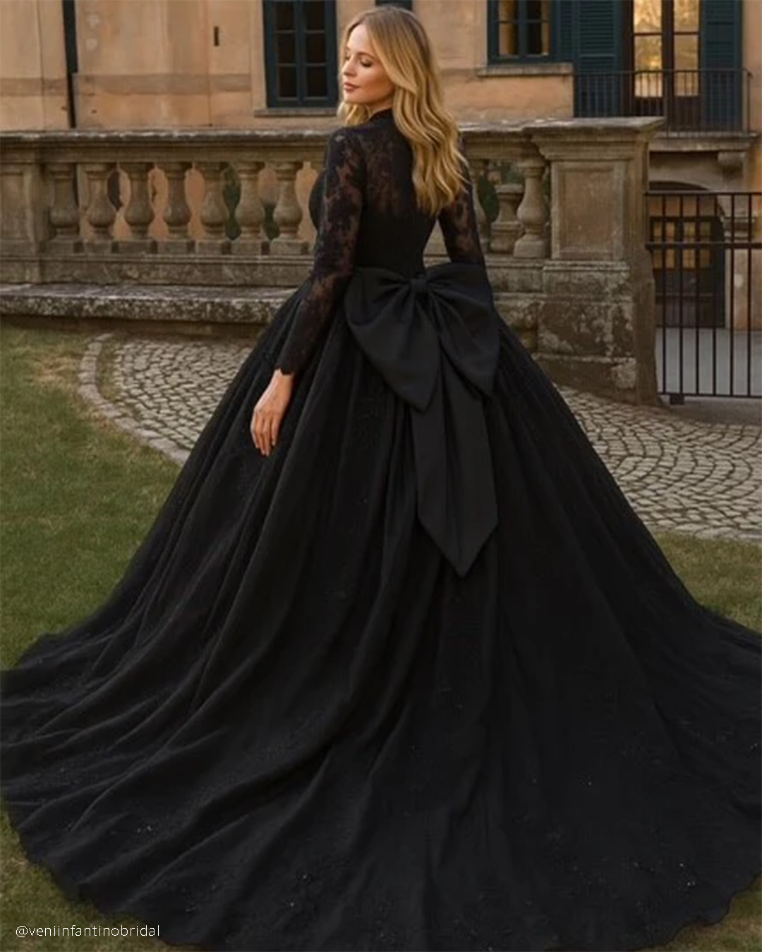 Simple Black Wedding Dresses