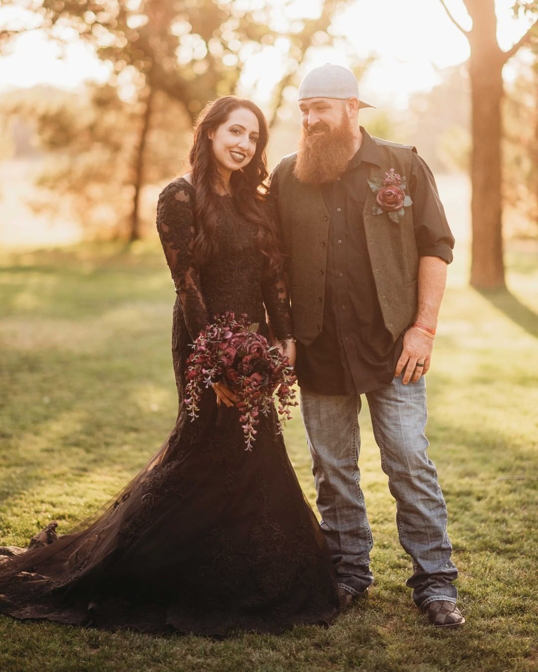 Princess Black Wedding Dresses