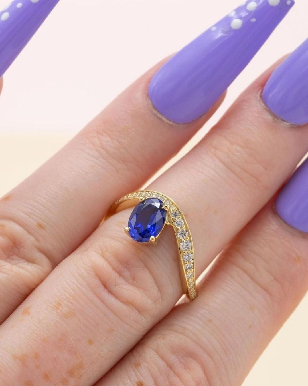 Sapphire Oval Rings