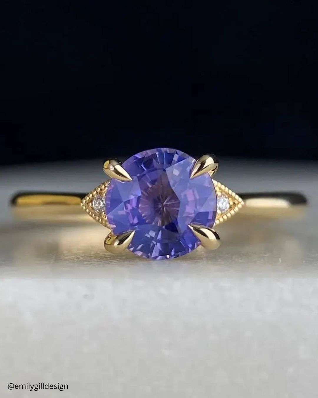 Engagement Rings With A Blue Sapphire Stone