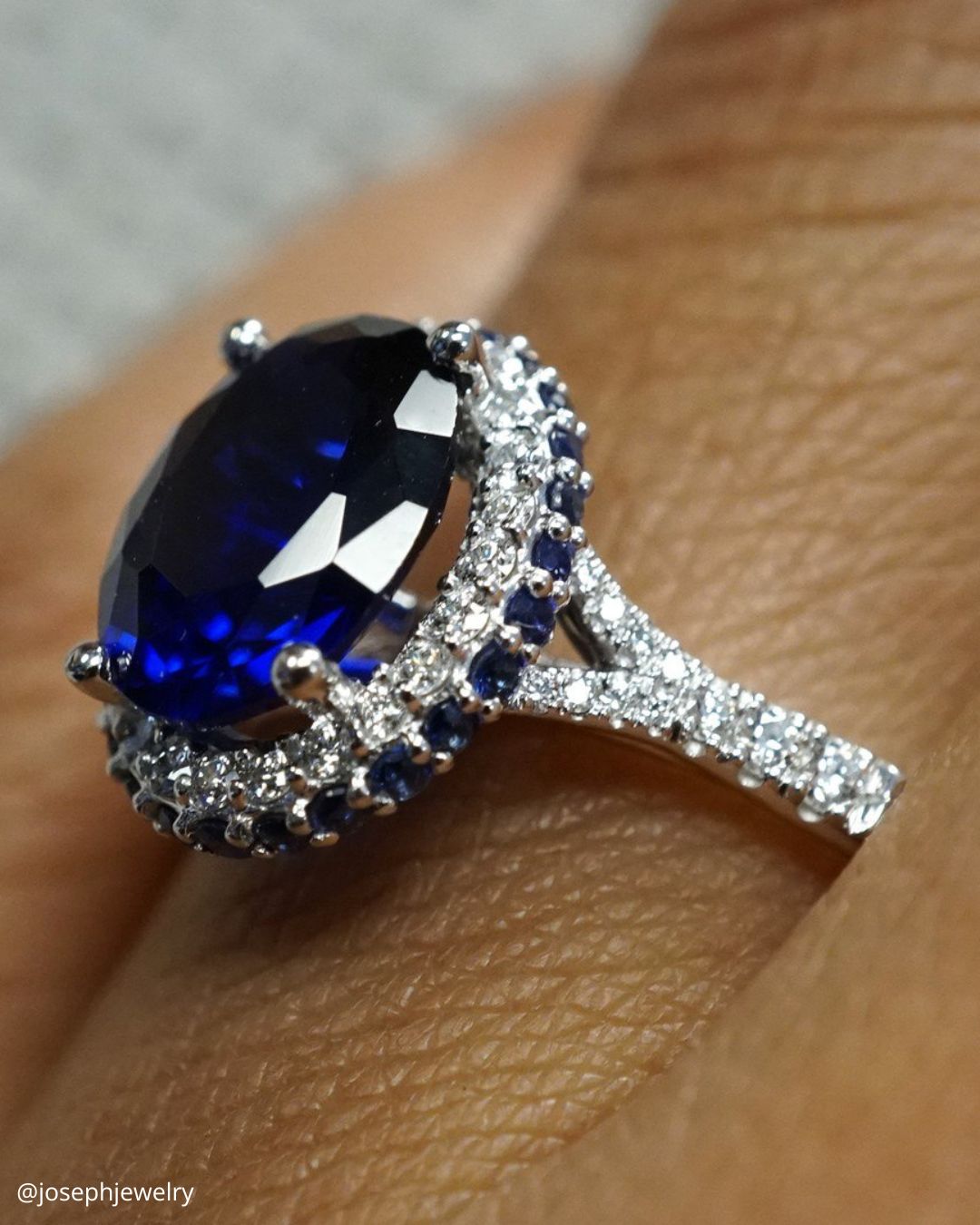 Simple Sapphire Rings For Tender Brides