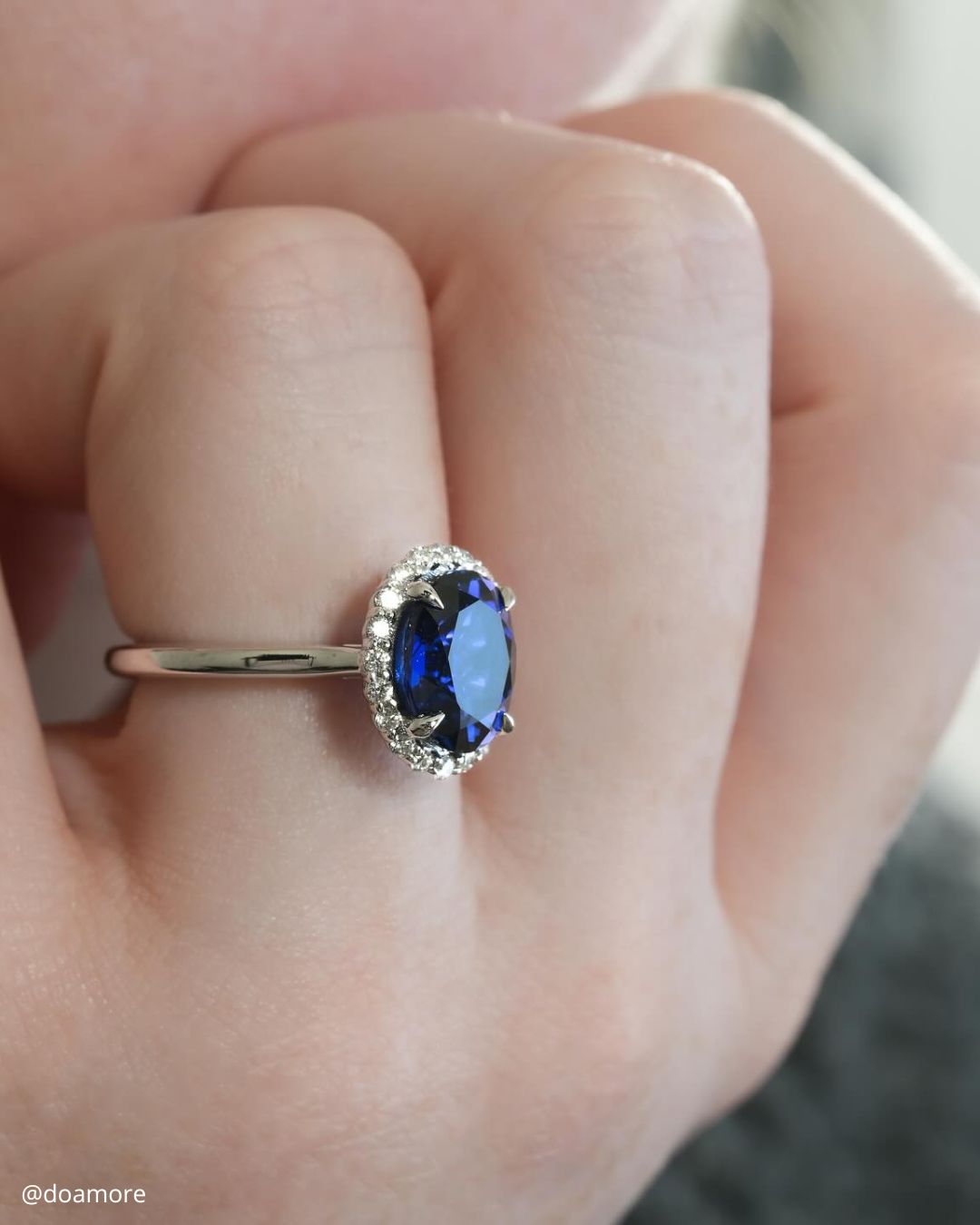 Simple Sapphire Rings For Tender Brides
