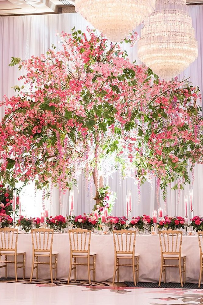 Tall Candelabra Ideas with Flowers