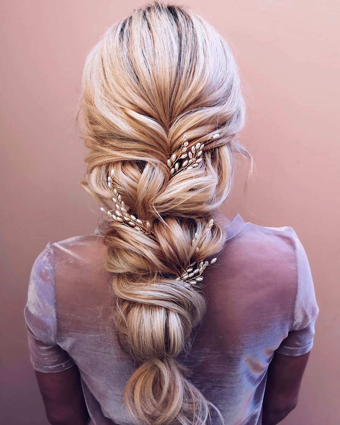 Braid To Bun Wedding Hairstyles