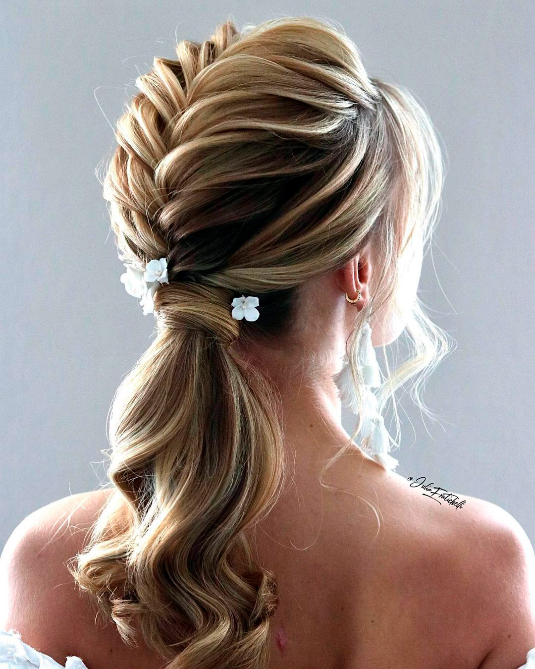 French Braid Wedding Hair Ideas