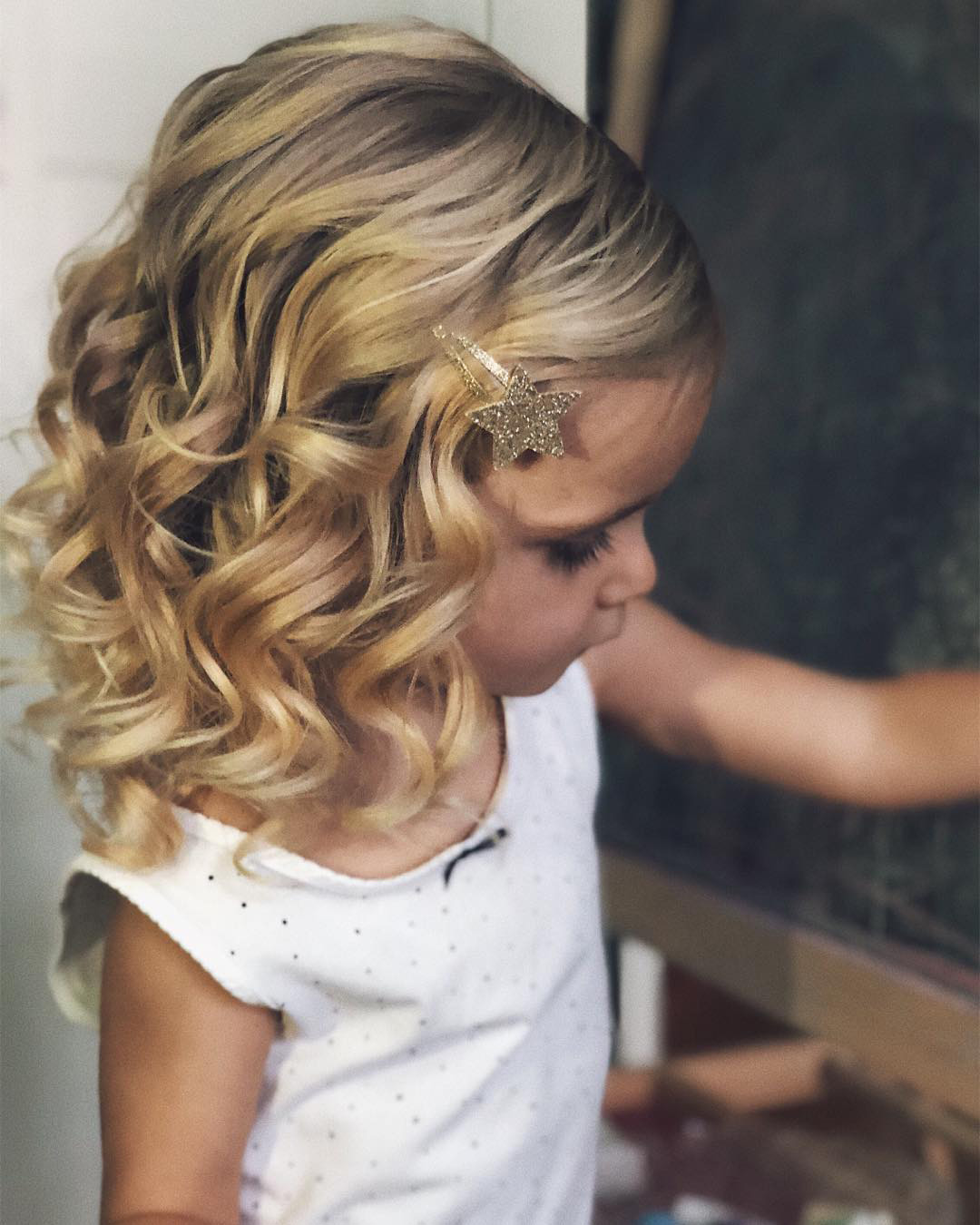 Flower Girl Hair Down