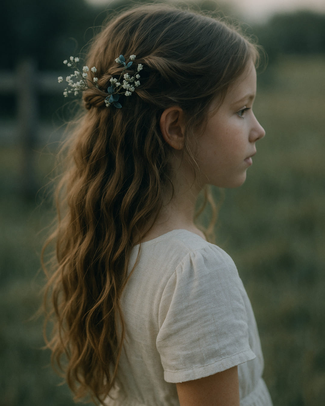 Chic Boho Flower Girl Hair Styles