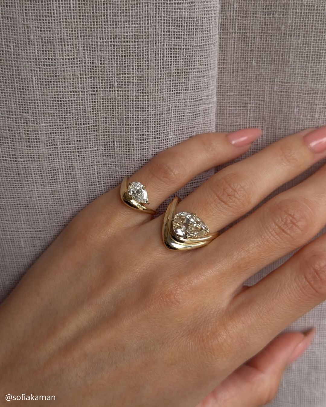 Radiant Moissanite Engagement Rings