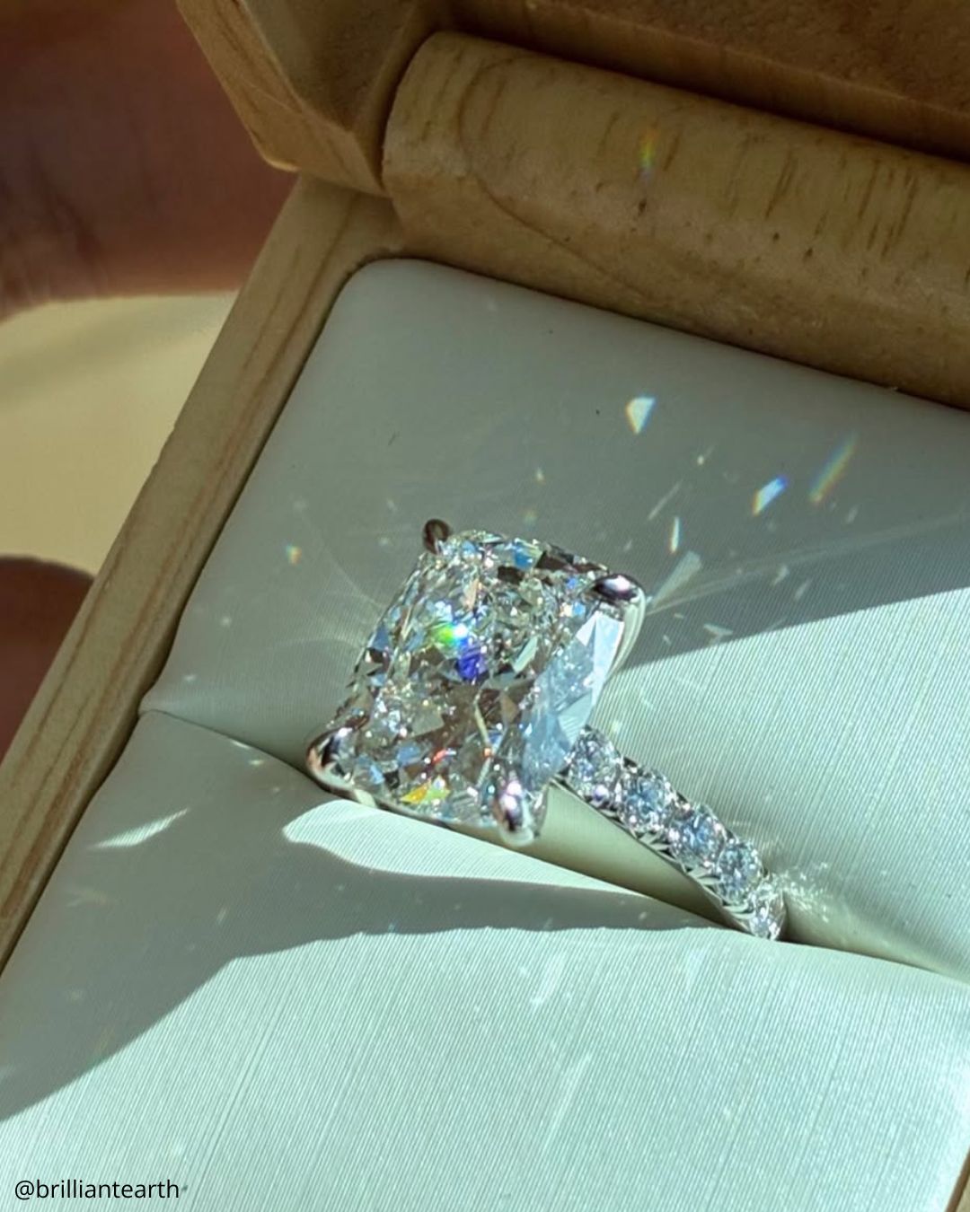 Elongated Oval Engagement Rings