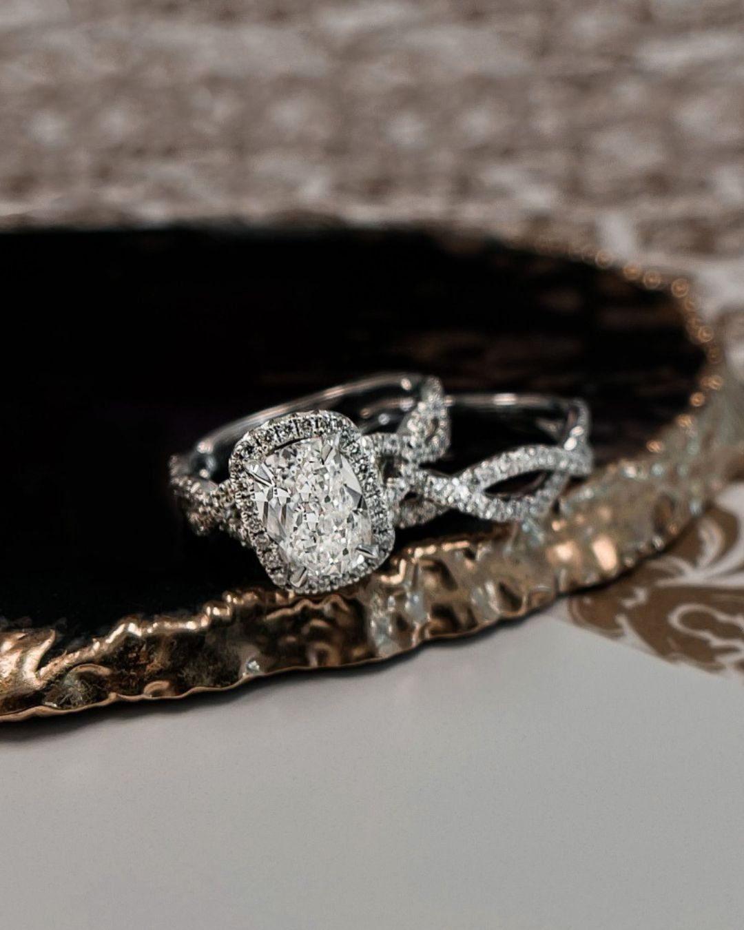 Stunning Halo Wedding Rings