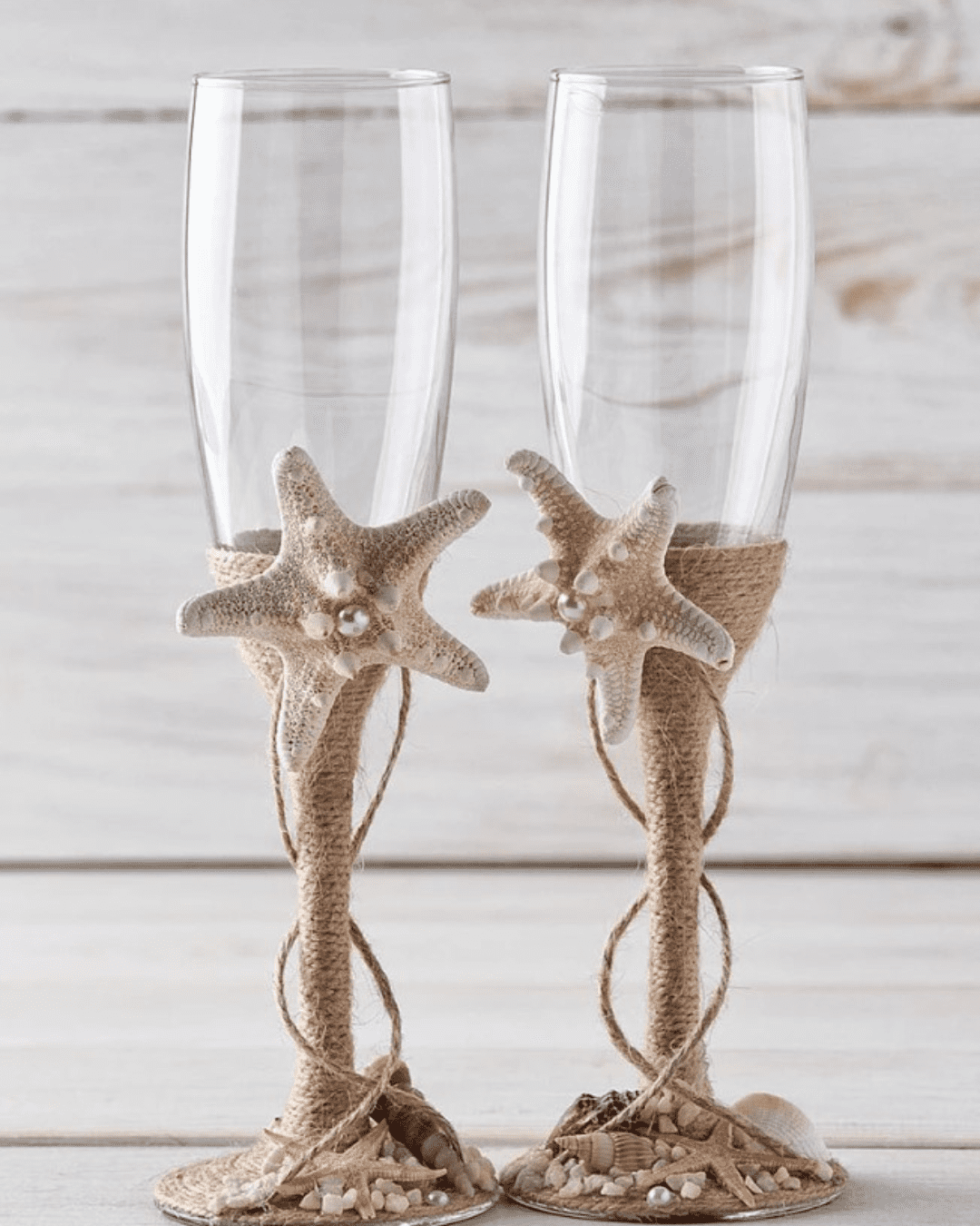 Non-Traditional Toasting Glasses For Wedding