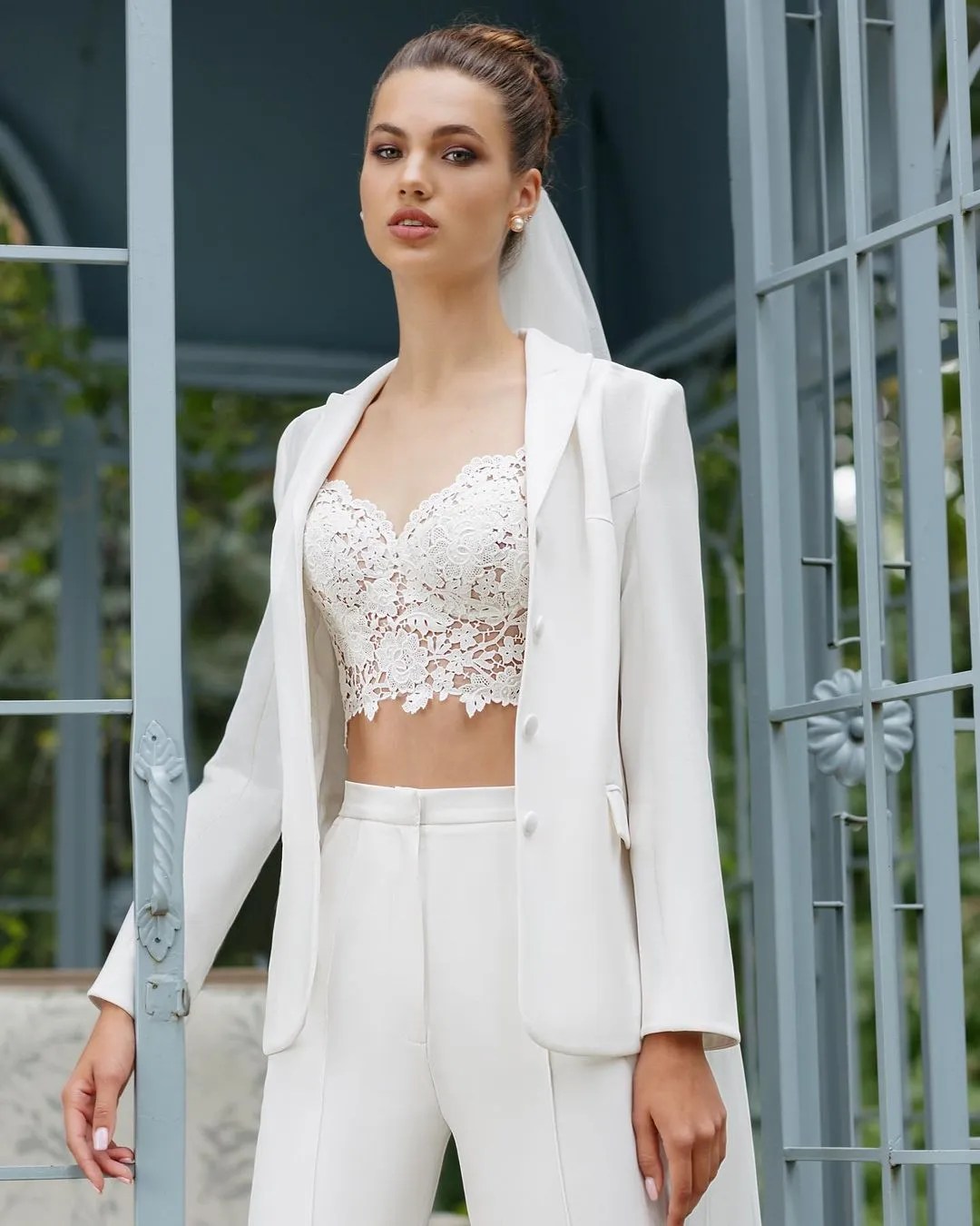 Lace Wedding Pantsuits