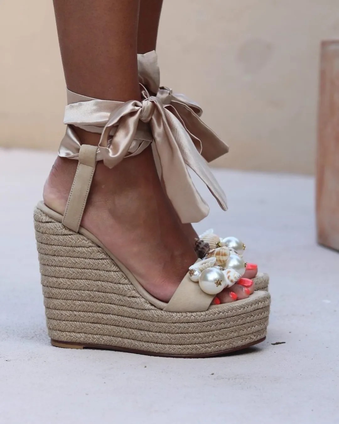 Wedding Sandals Low Heel