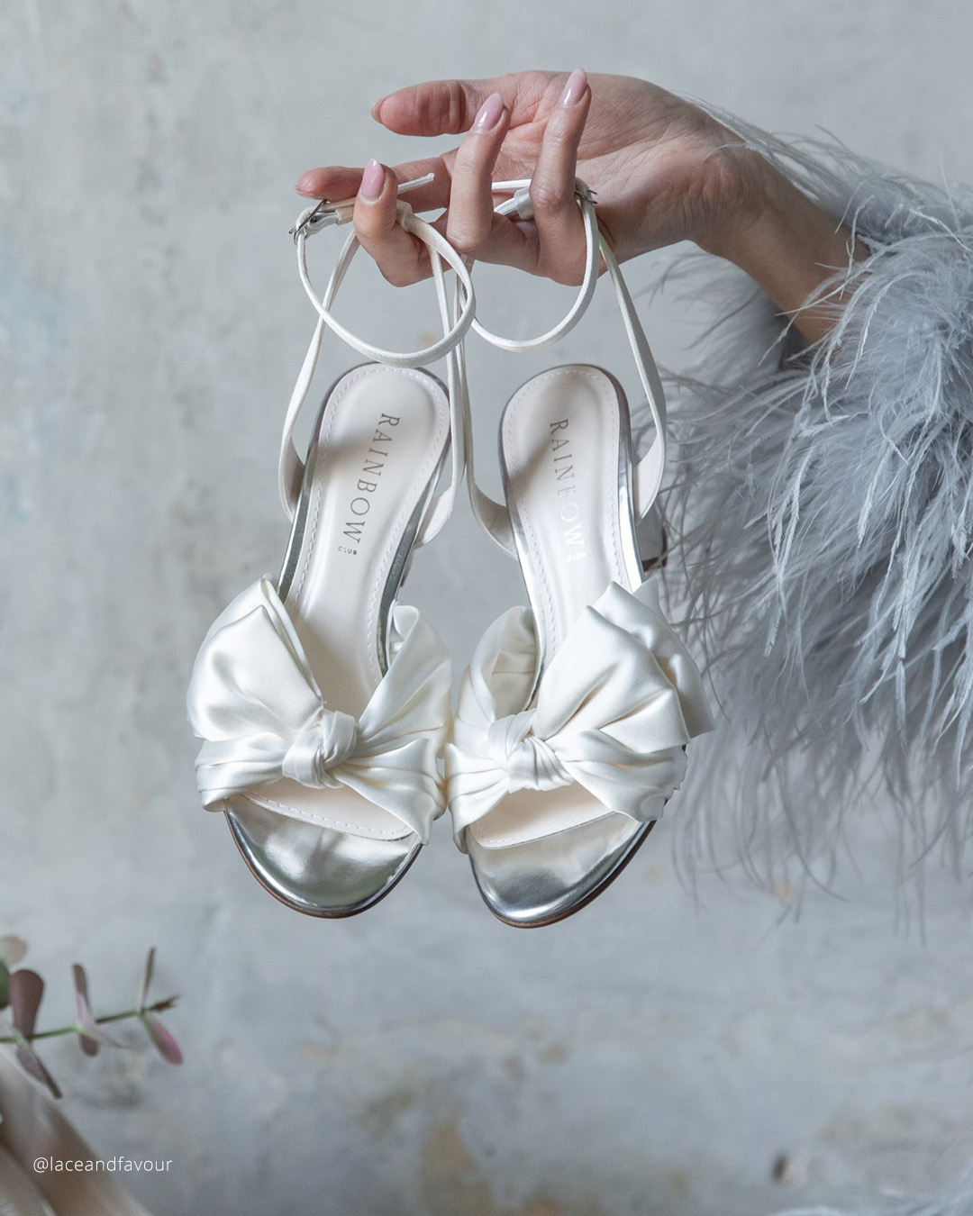 Sparkly Flat Sandals For Wedding