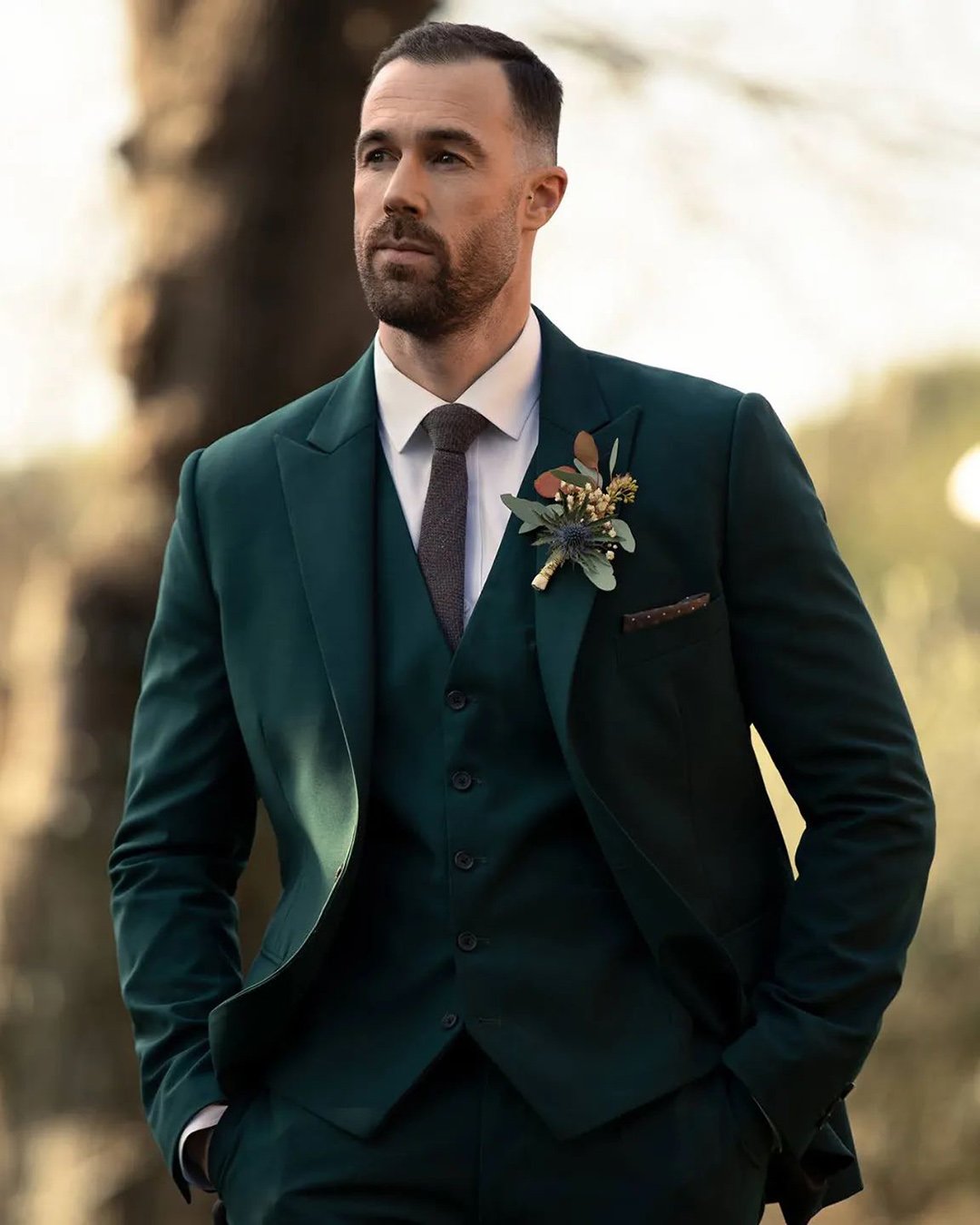Bold Colors In Grooms Wedding Suits