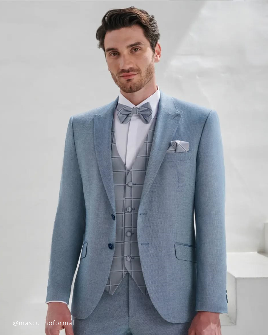 Patterned Fabrics Wedding Suits For The Groom