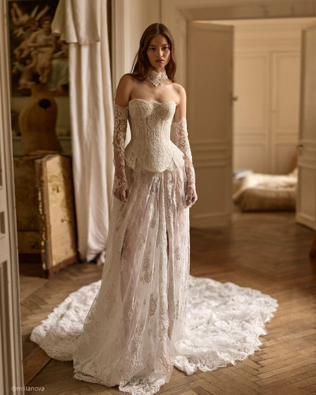 Rustic Wedding Dresses With Sleeves