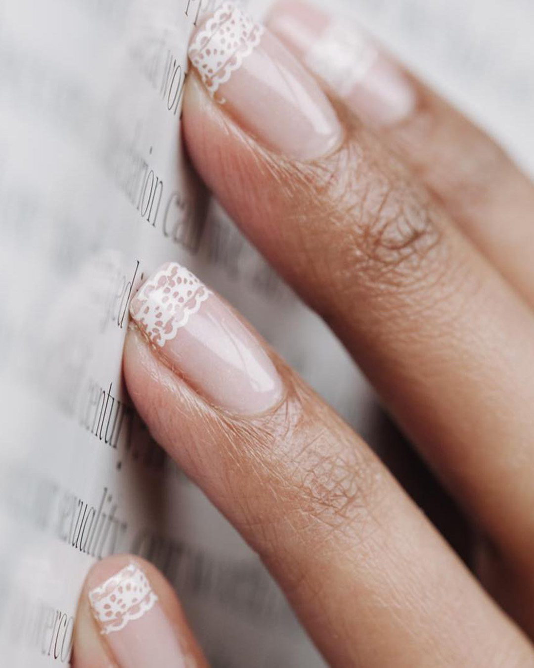 Pearls Nail Ideas French Tip