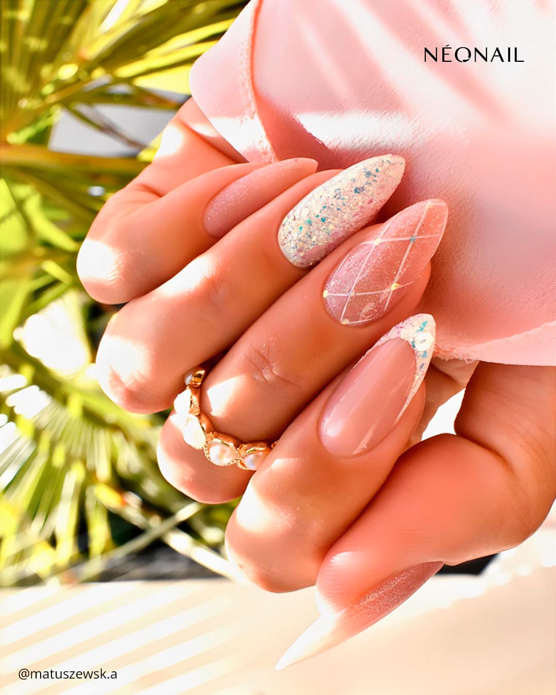 Short French Wedding Nails