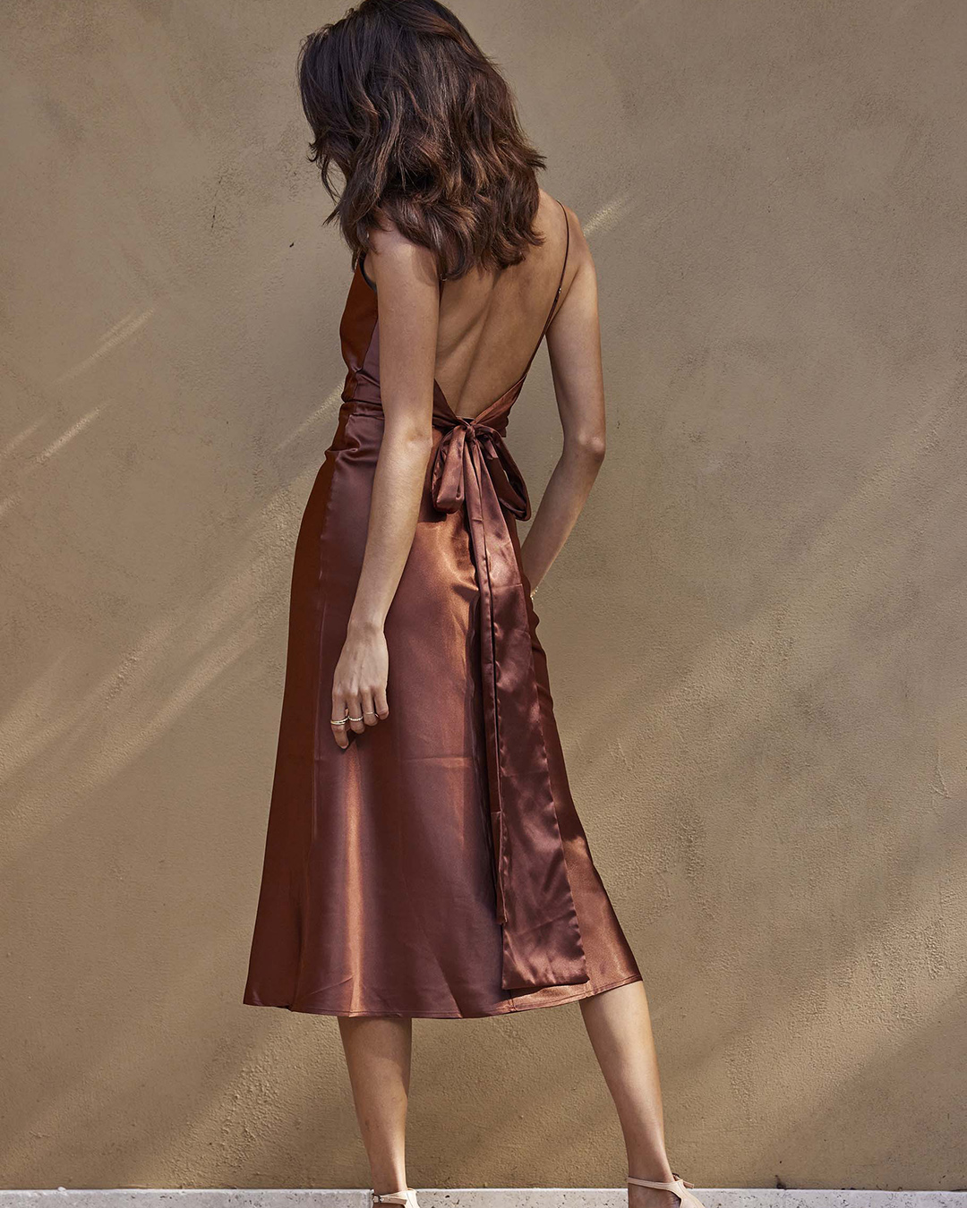 Velvet Rust Bridesmaid Dresses