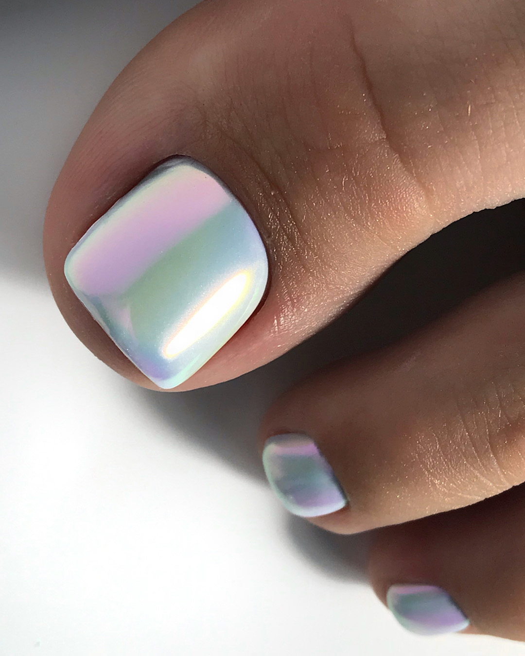 Wedding Toe Nails With Ombre